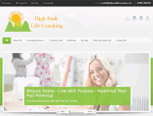 Tablet Screenshot of highpeaklifecoaching.com